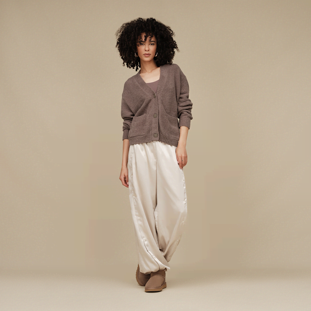 Women's Relaxed Button-Front Cardigan - Allspice
