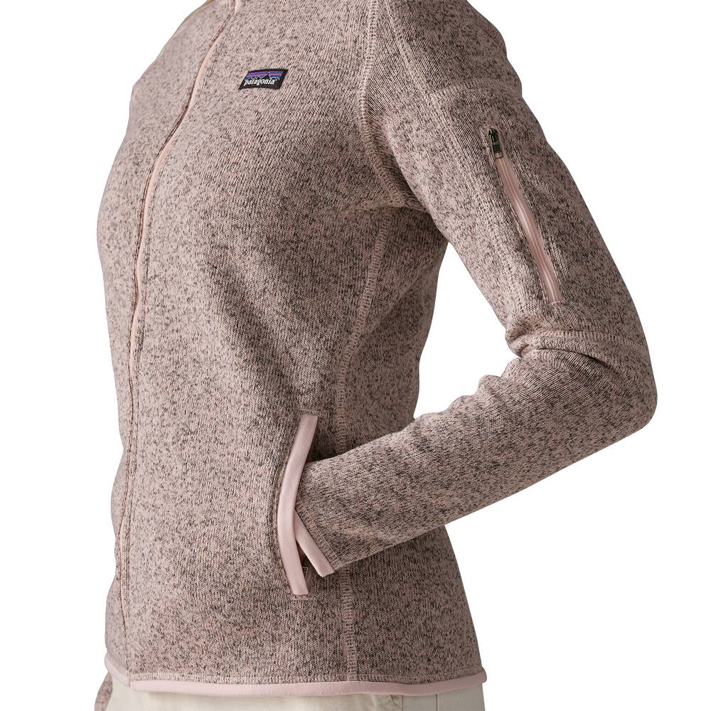 Women's Recycled Knit Fleece Jacket - Black