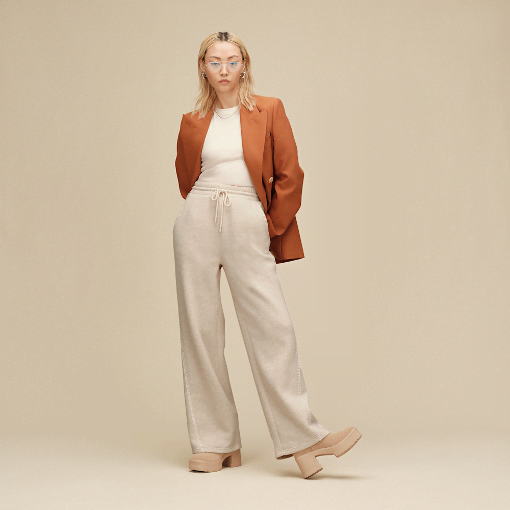 Women's Straight-Leg Sweatpants - Grey Heather