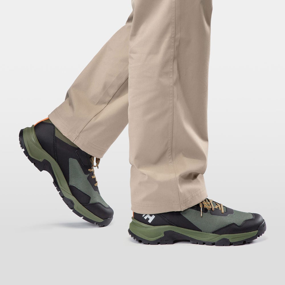 Men's Waterproof Mid Hiking Boots - Green