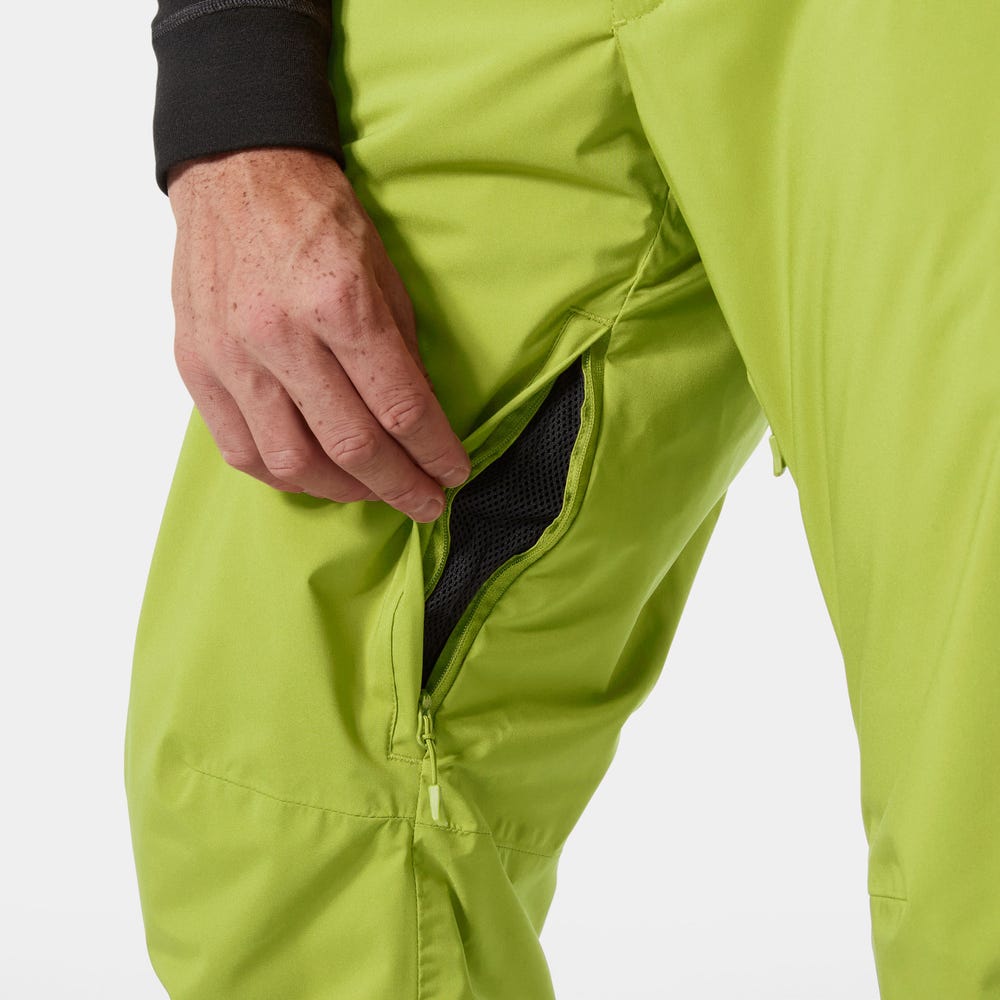 Men's Insulated Ski Pants - Gray Green