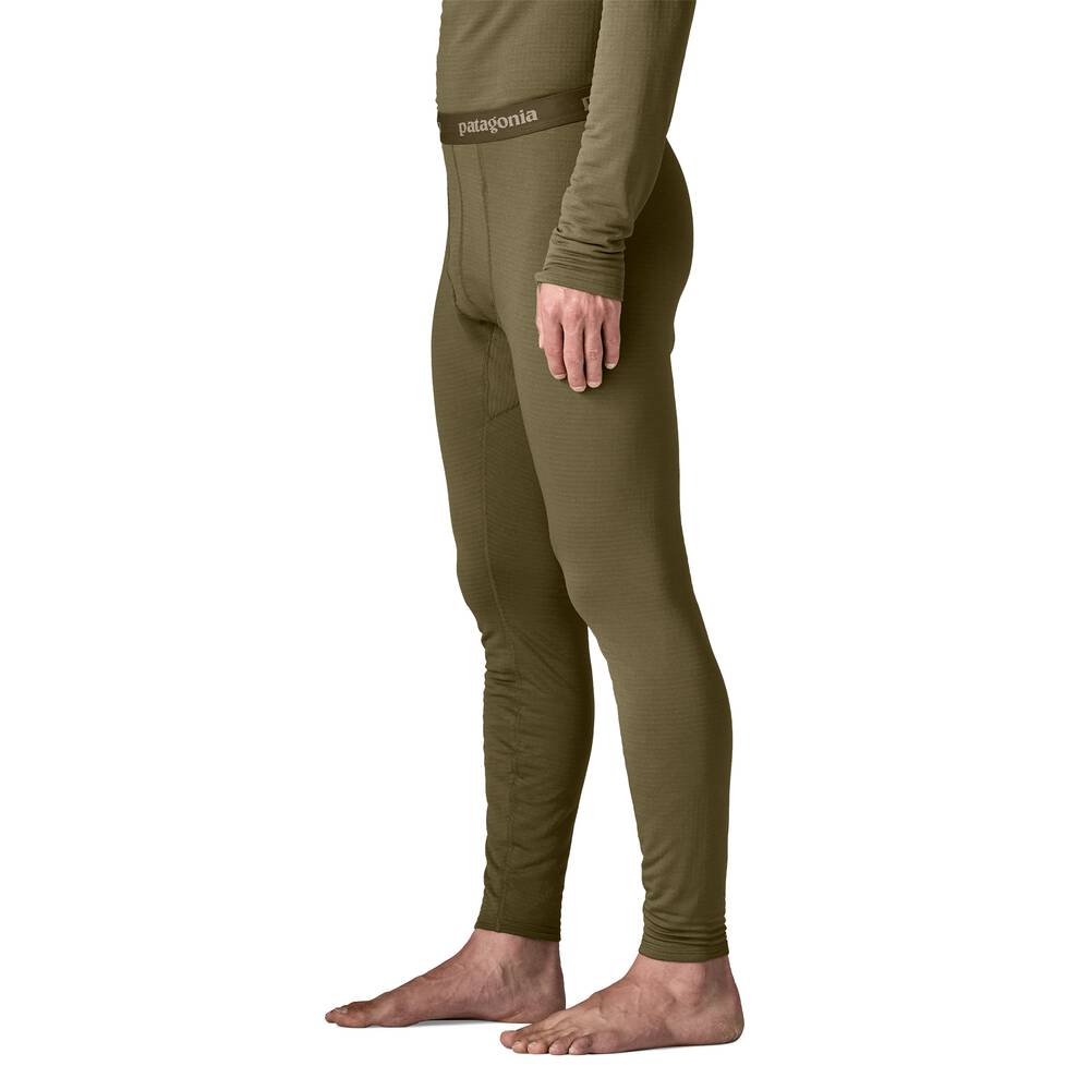 Men's Thermal Grid Base Layer Bottoms - Black