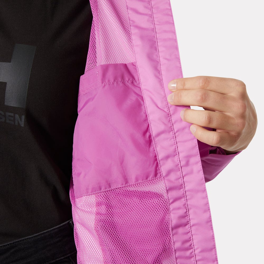 Women's Waterproof Rain Jacket - Hot Pink