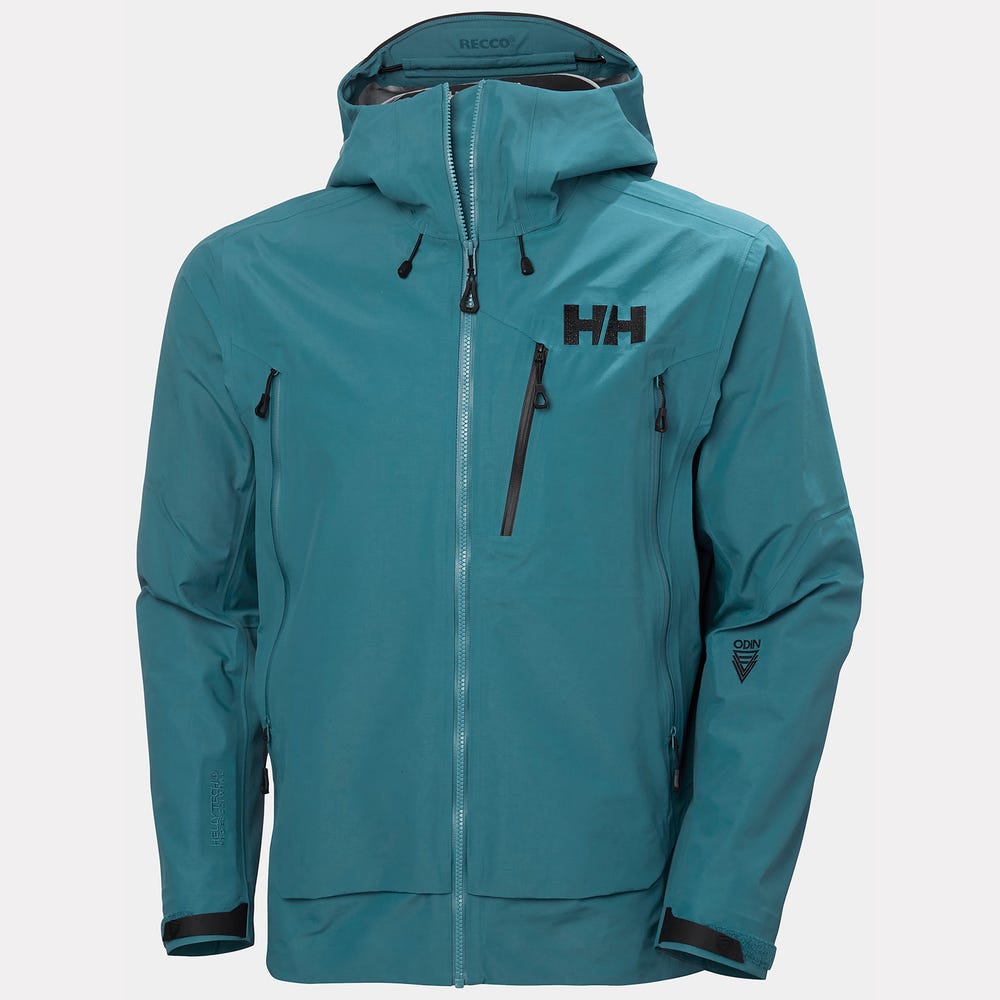 Men's 3-Layer Waterproof Shell Jacket - Blue