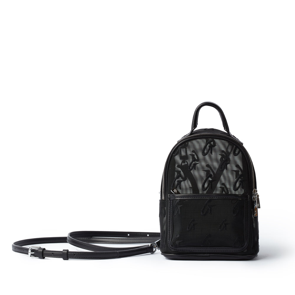 Mini Mesh Backpack - Black