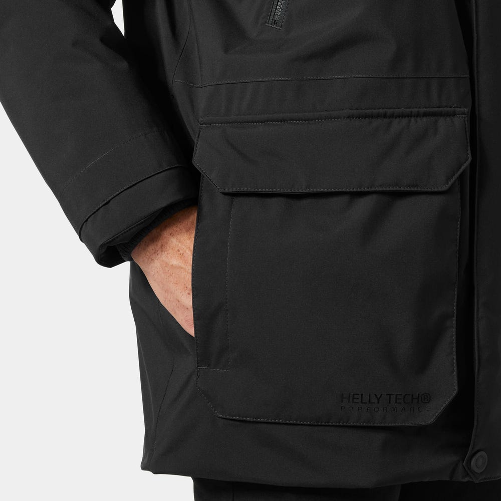 Men's Insulated Waterproof Parka - Gray Green