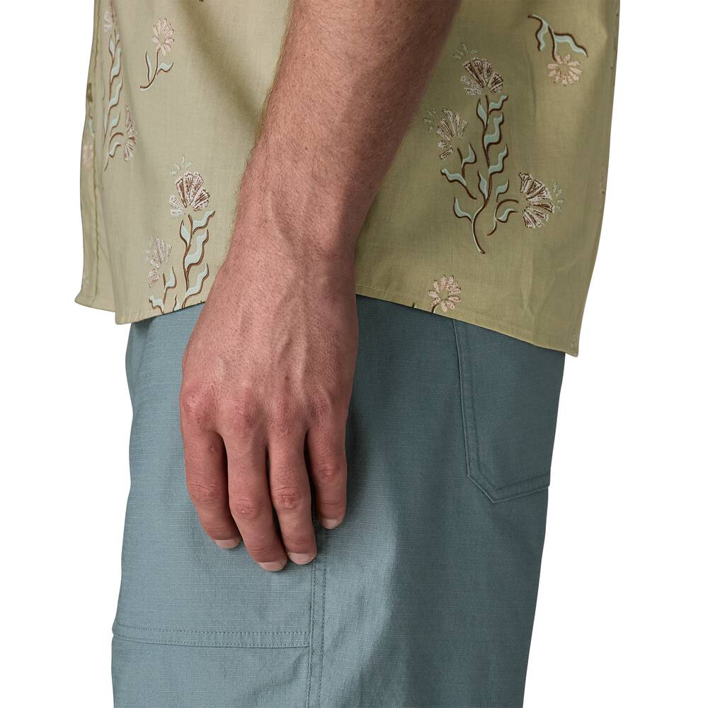 Men's Short-Sleeve Button-Up Shirt - Navy