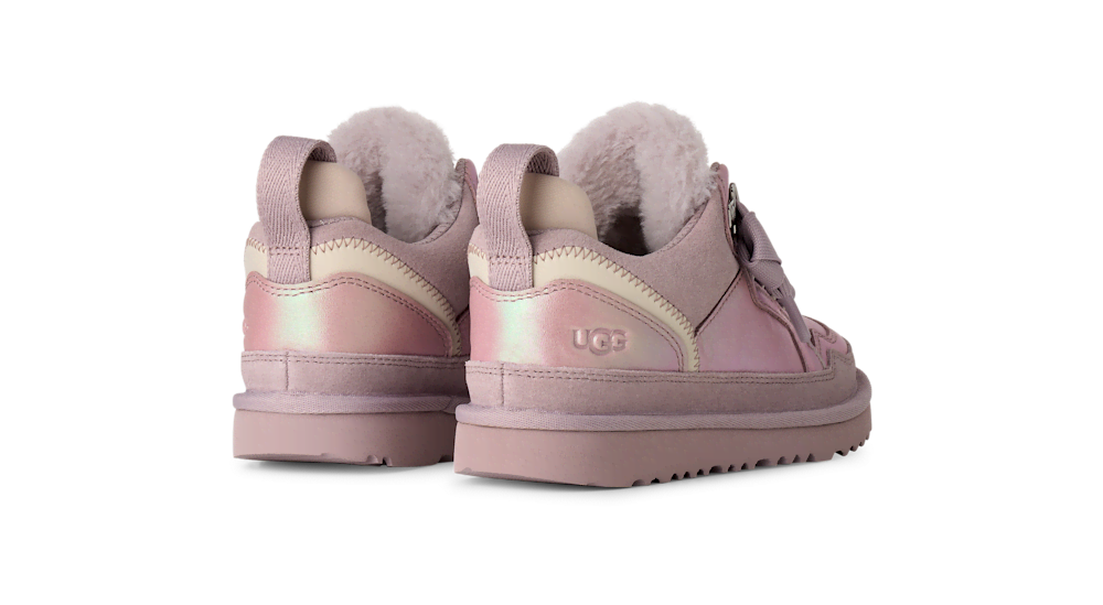 Kids' Iridescent Leather Sneaker