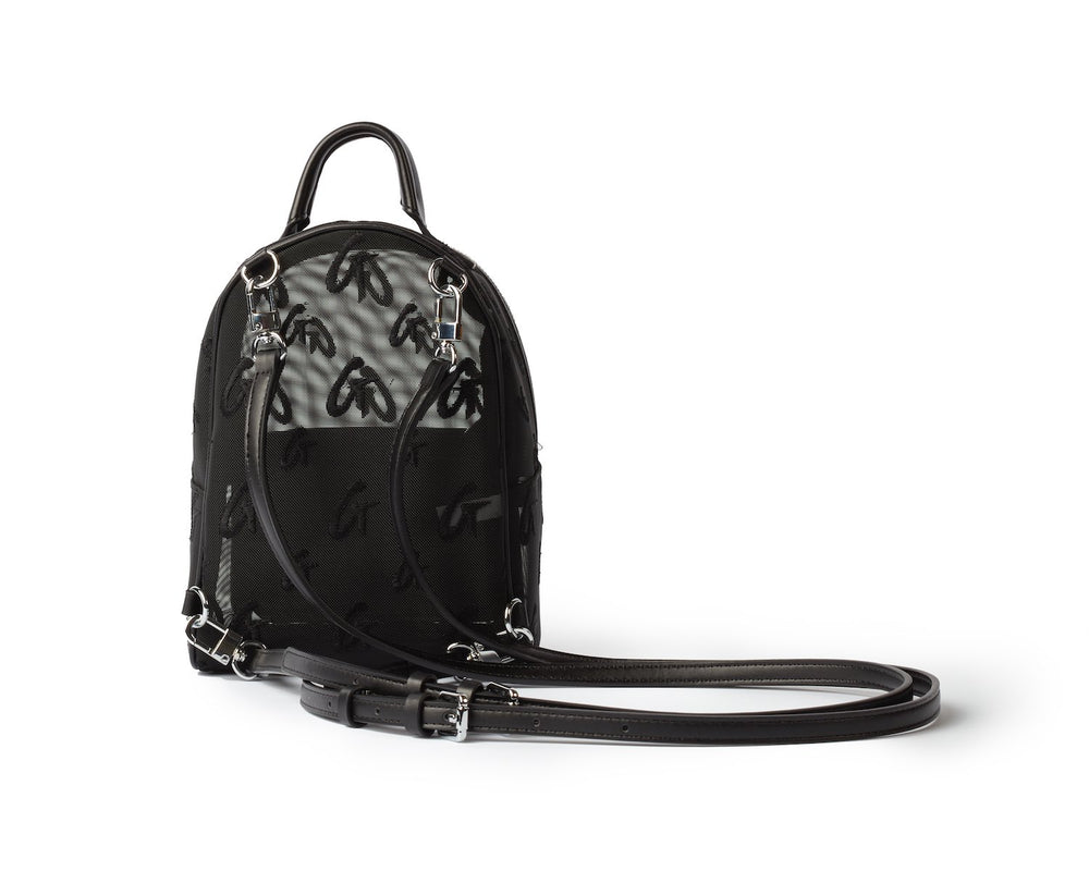 Mini Mesh Backpack - Black