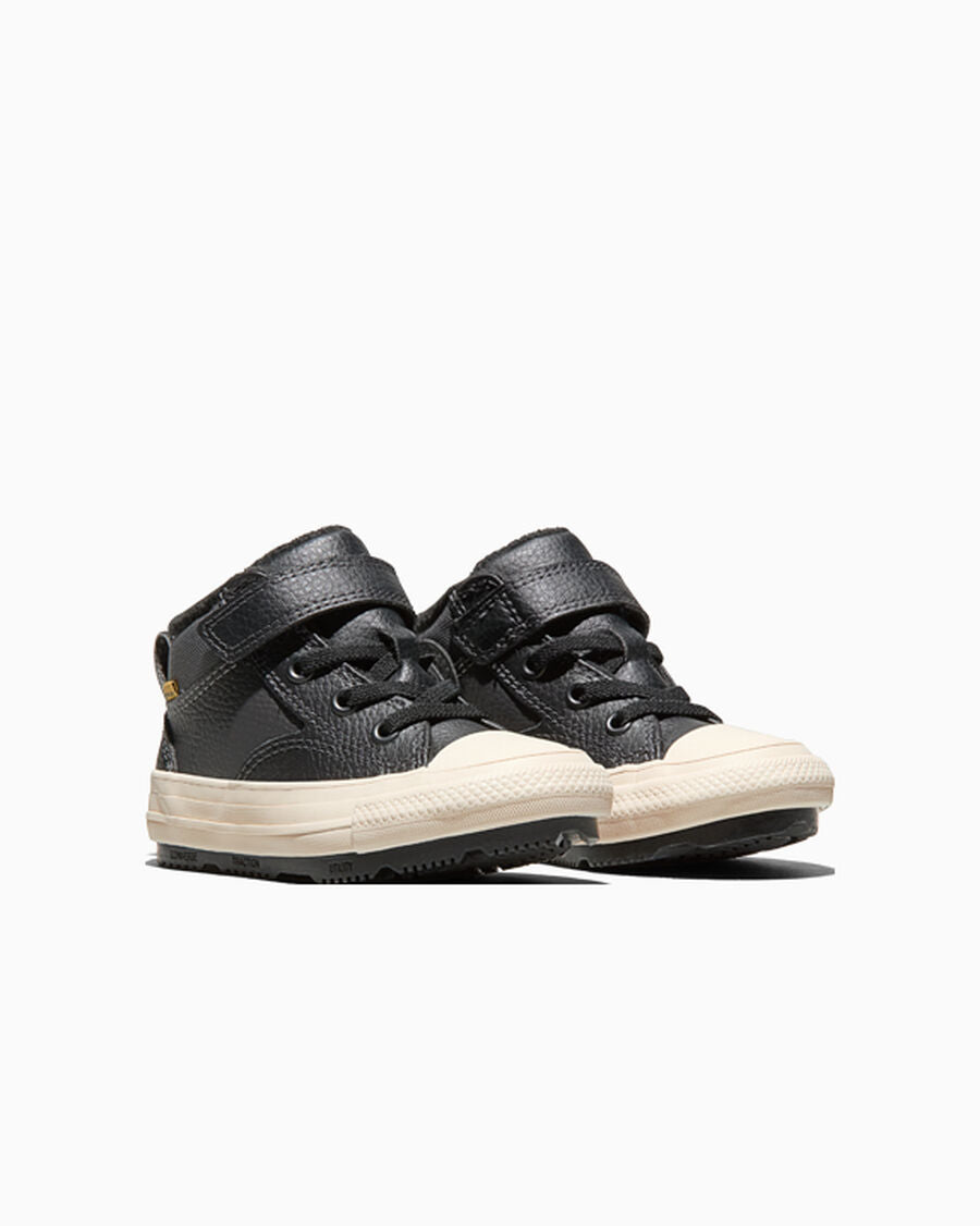 Toddler Leather Easy-On Mid Boot - Olive - Dark Matter/Total Eclipse