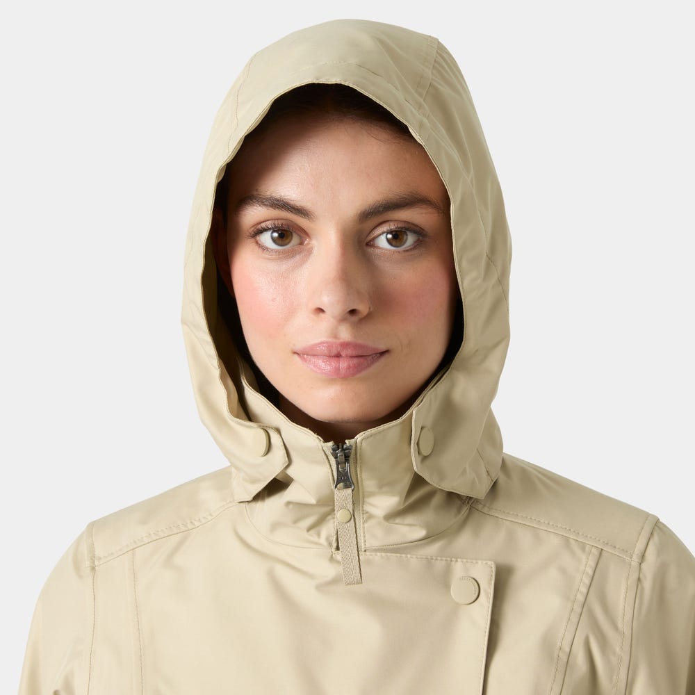 Women's Waterproof Trench Coat - Speckled