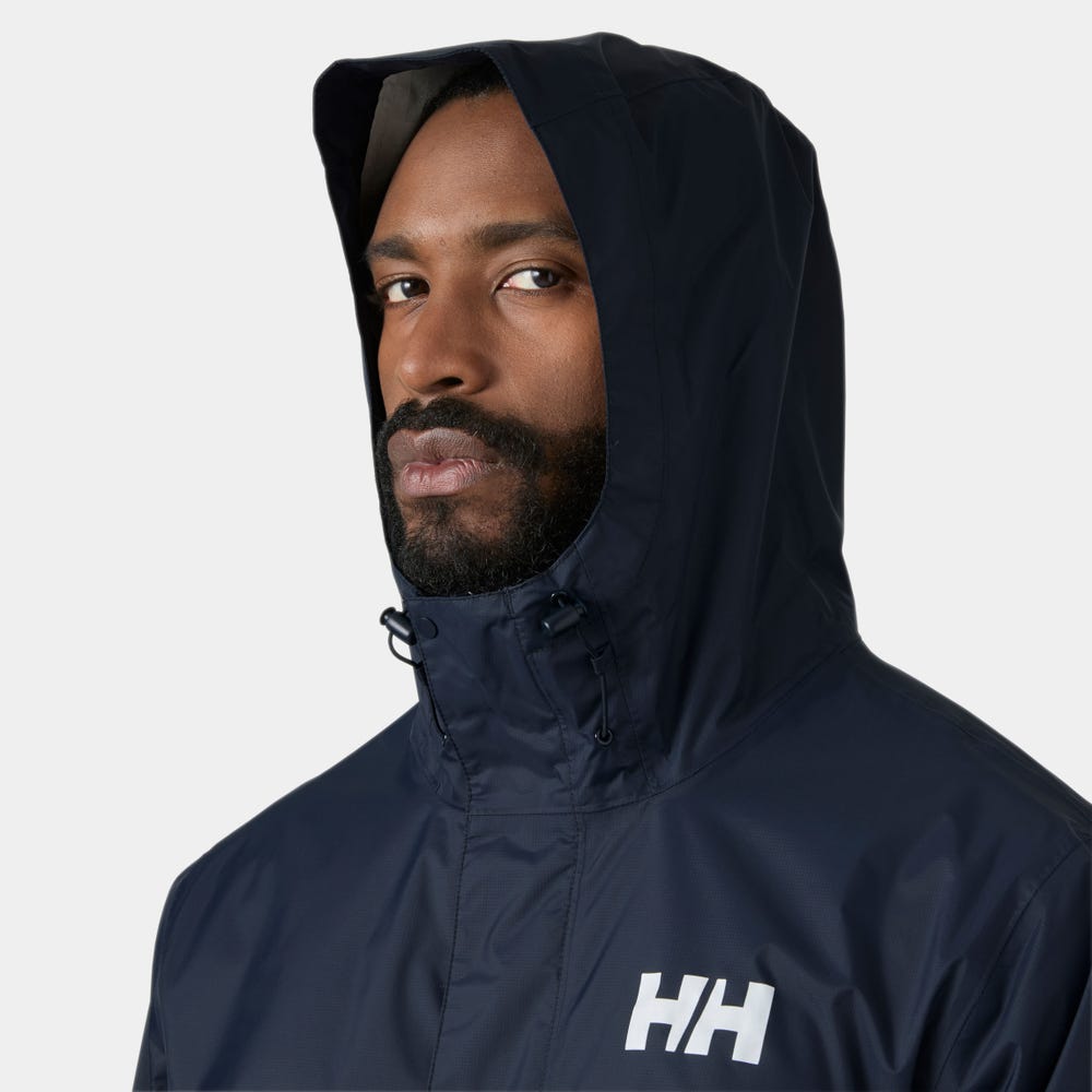 Men's Packable Waterproof Shell Jacket - Green