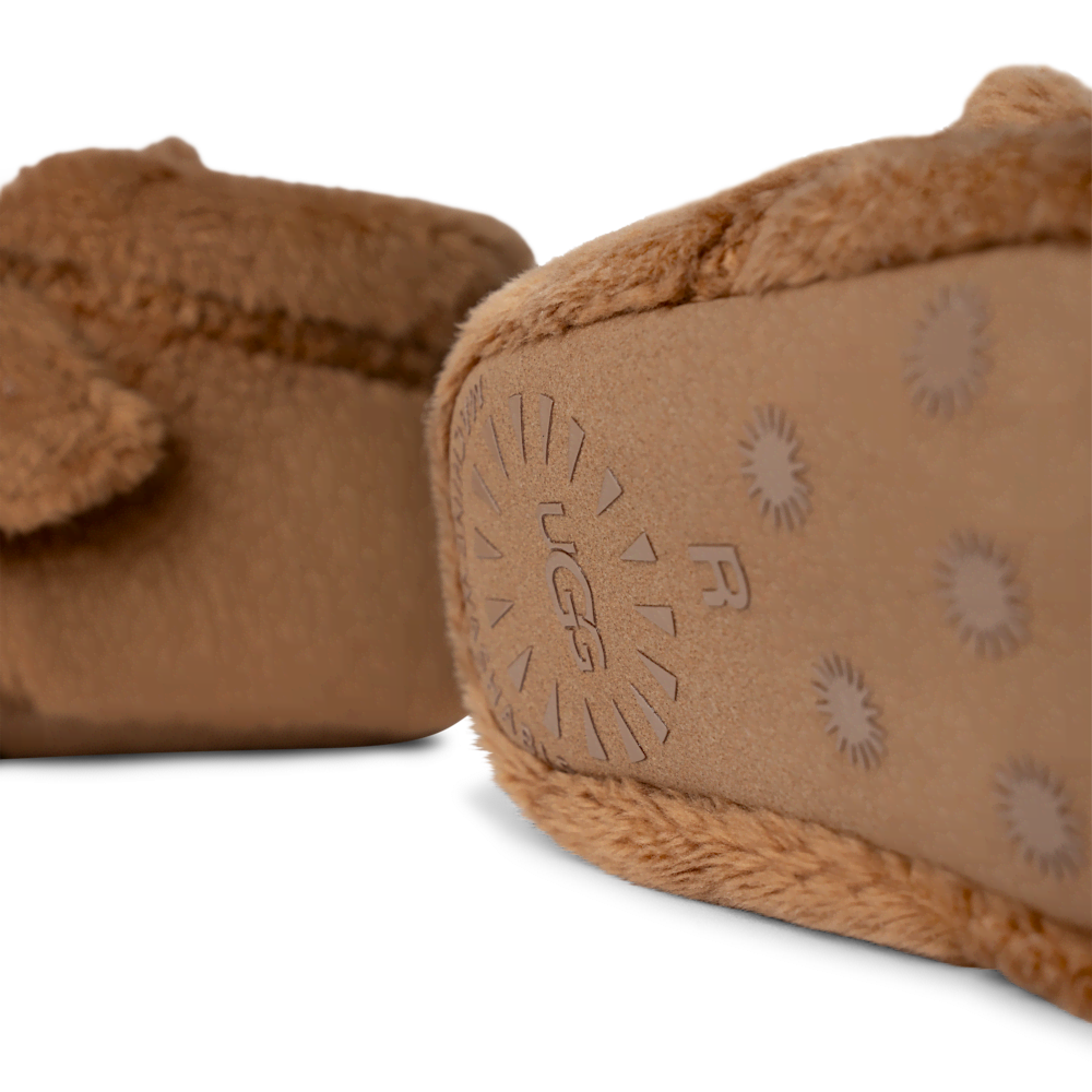 Baby Terry Bootie Slipper - Charcoal