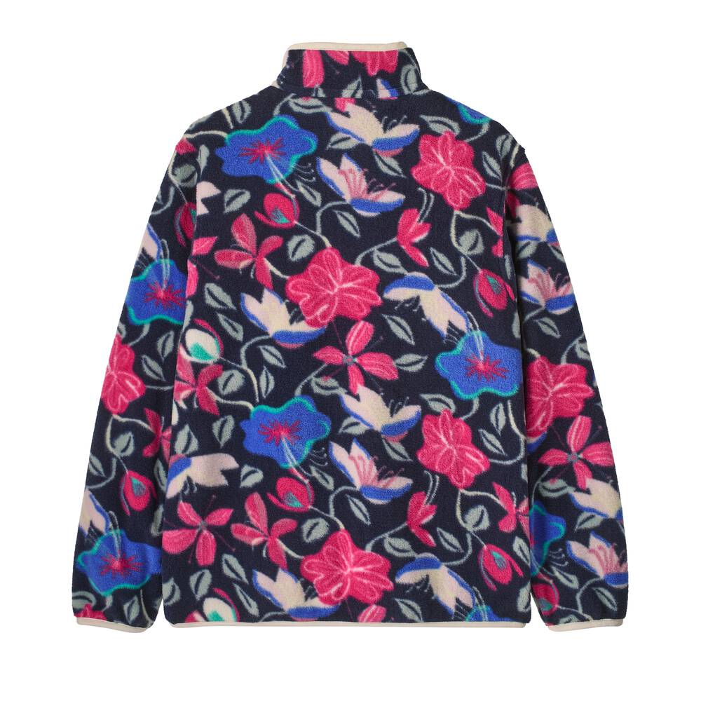 Kids' Recycled Fleece Snap Pullover - Blue