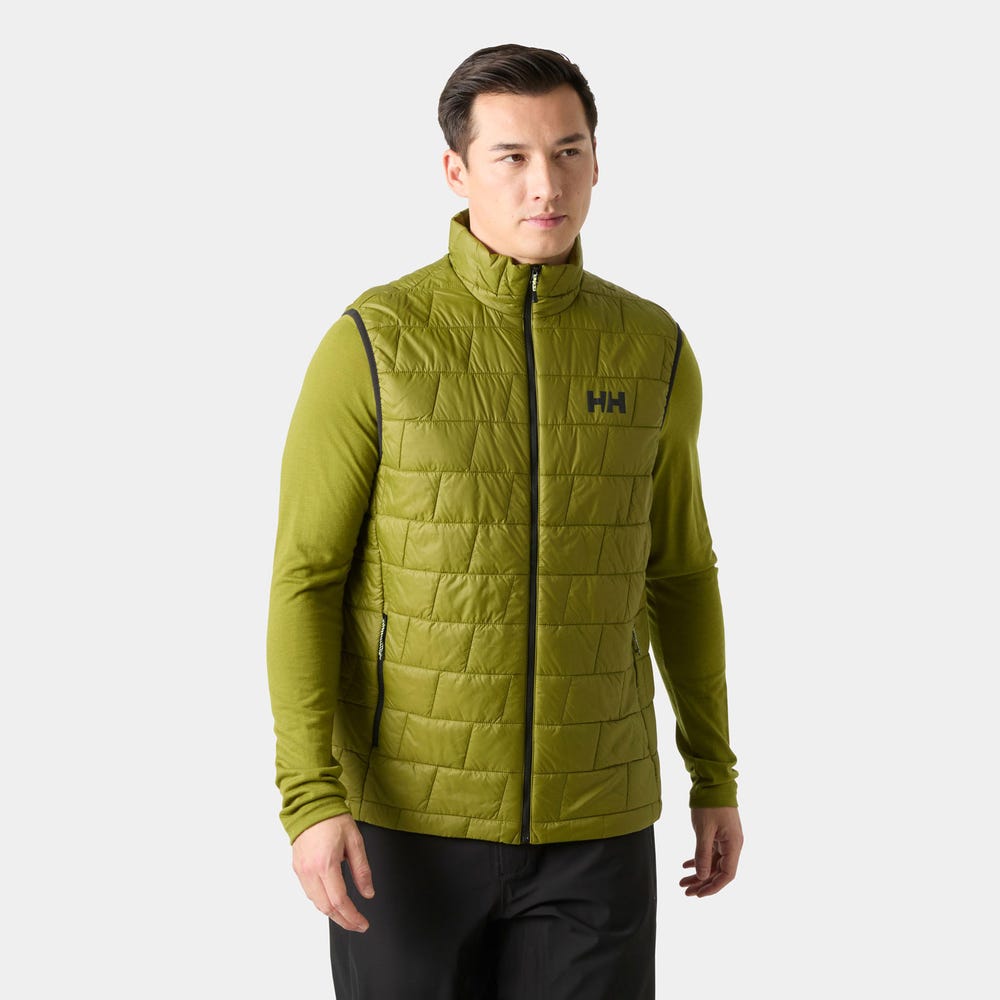 Men's Lightweight Insulated Vest - Olive Green