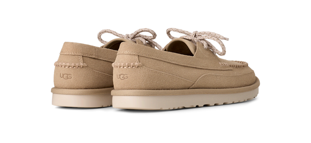 Men's Suede Boat Shoe - Sand