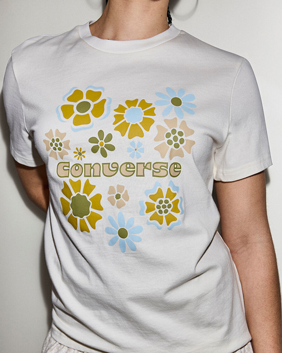 Women's Floral Graphic Cotton T-Shirt
