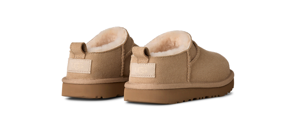 Kids' Water-Resistant Suede Ankle Boot - Sand