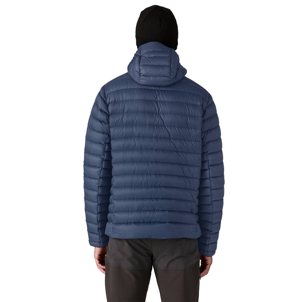 Men's 800-Fill Down Hooded Jacket - Purple
