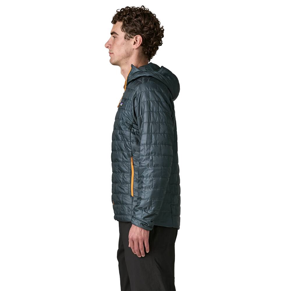 Men's Insulated Hooded Jacket - Brown