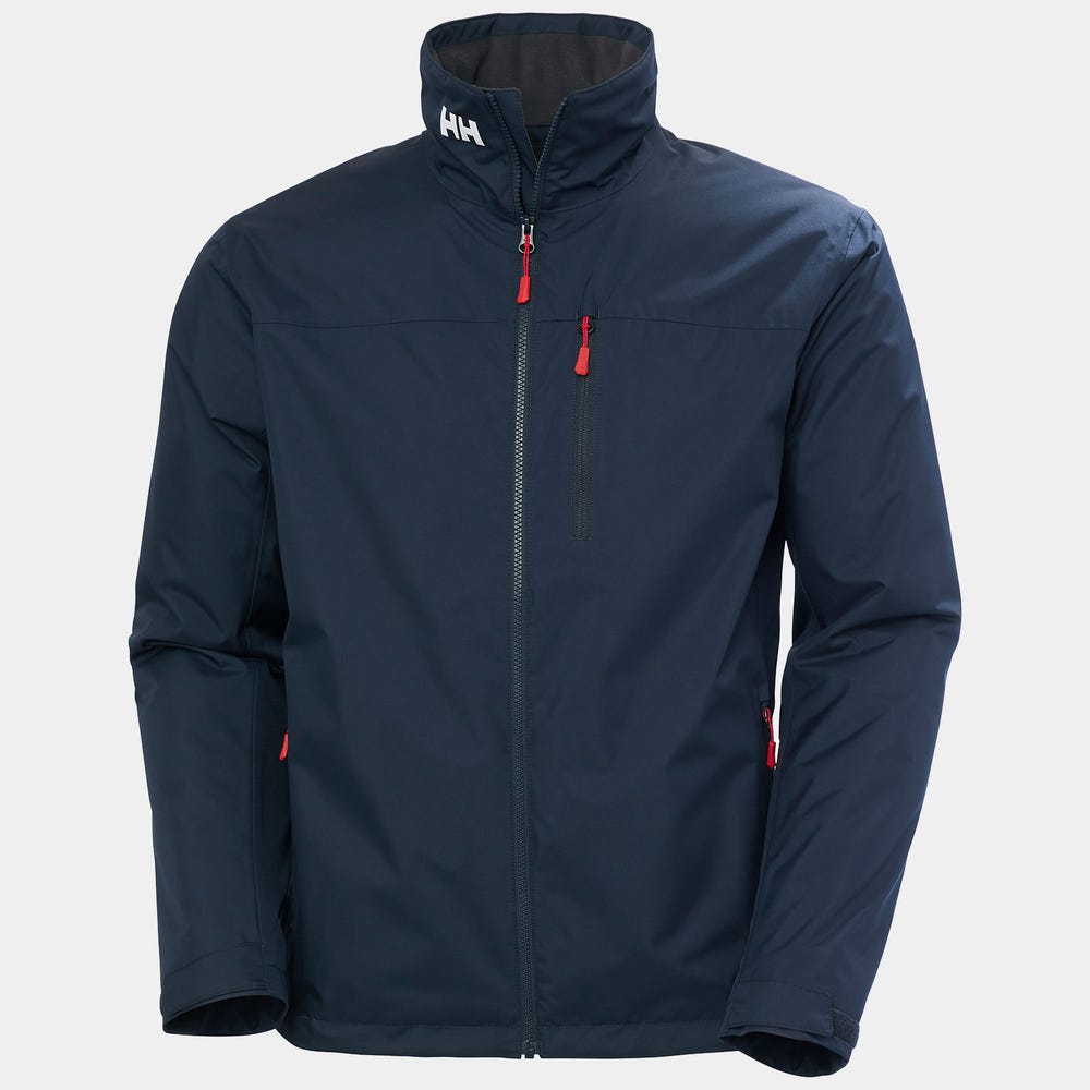 Men's Fleece-Lined Sailing Jacket - White