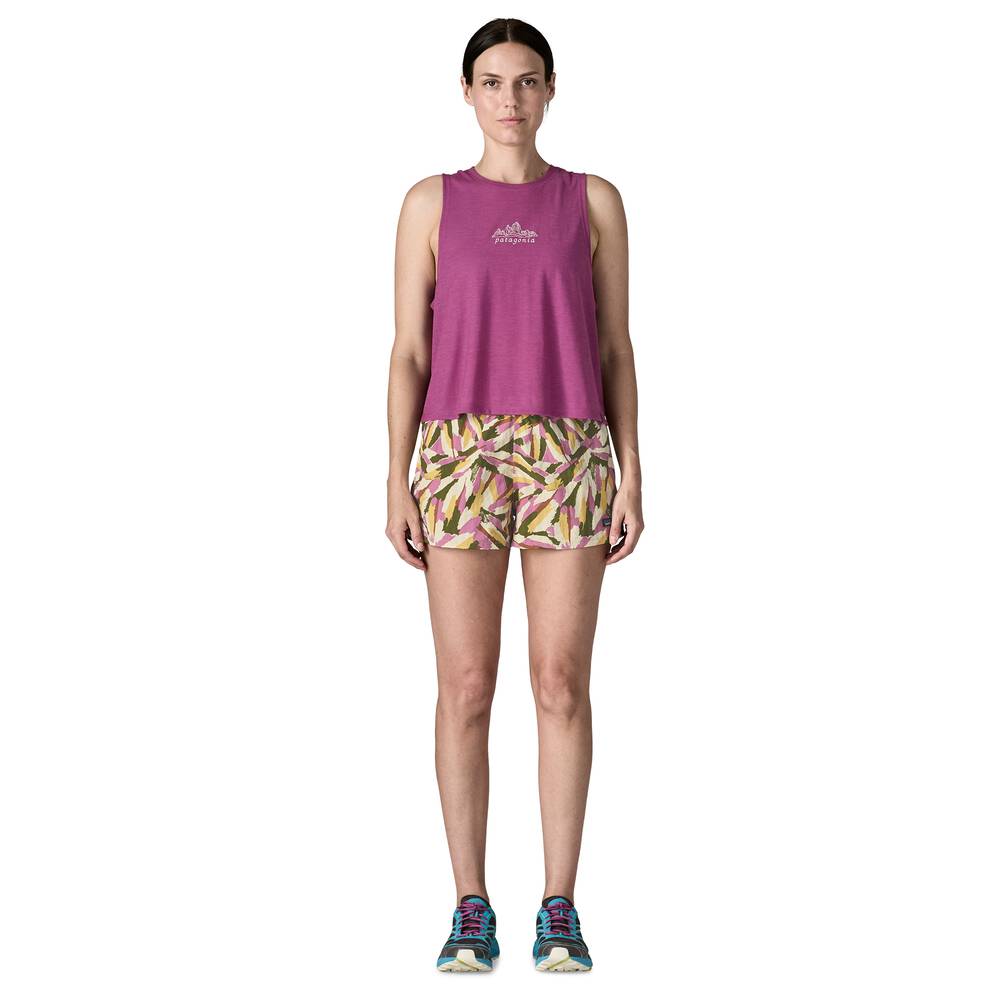 Women's Recycled Nylon Running Shorts - Blue