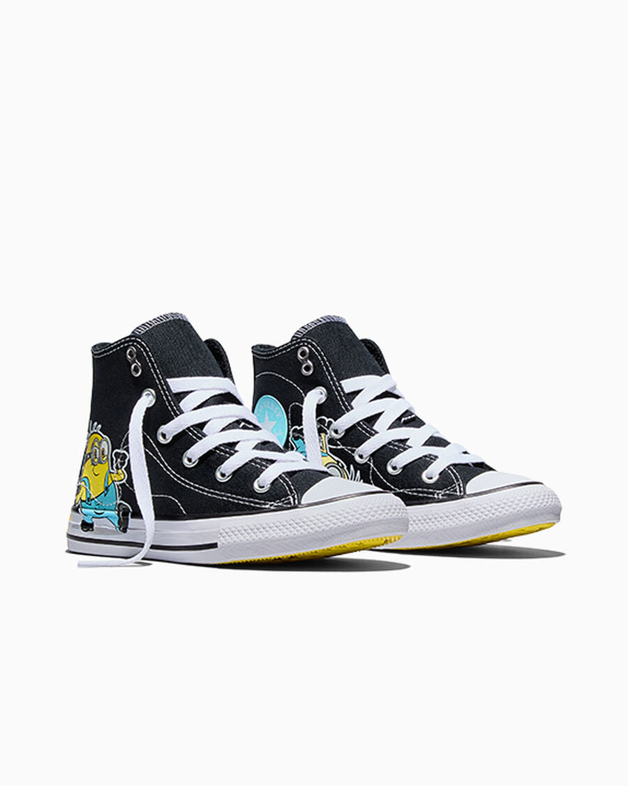Little Kids' Canvas High Top Sneaker - Yellow