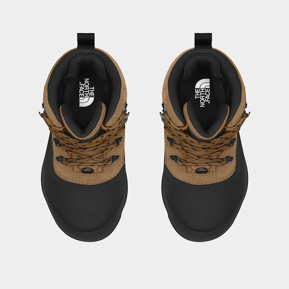 Men's Waterproof Lace Snow Boots - Brown