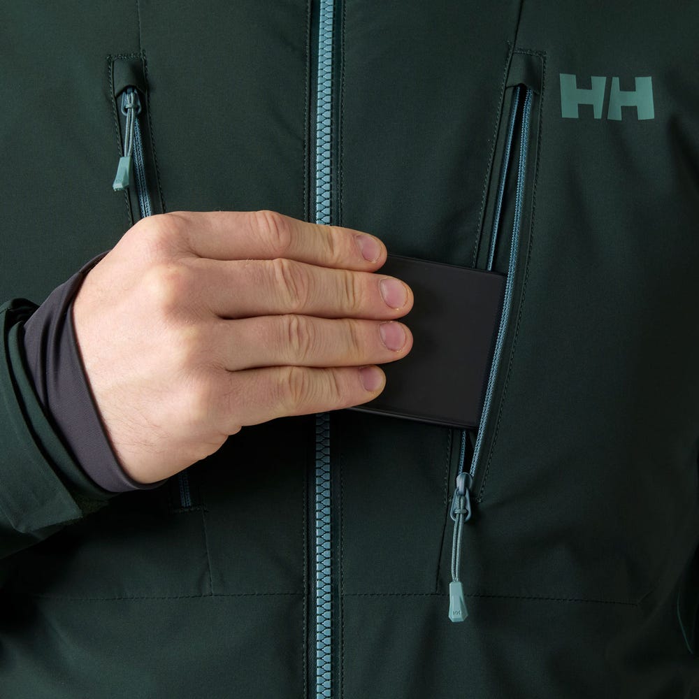 Men's Insulated Ski Jacket - Green