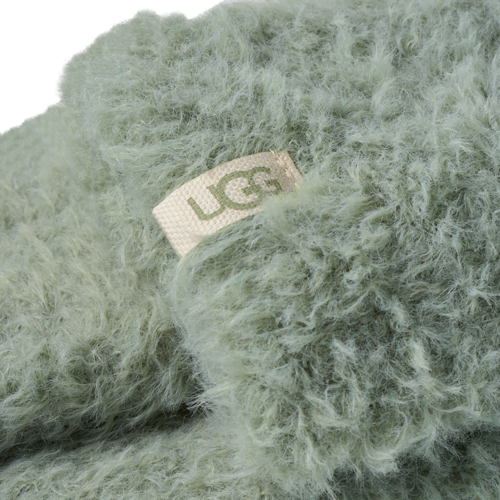 Women's Fluffy Knit Crew Socks - Cream