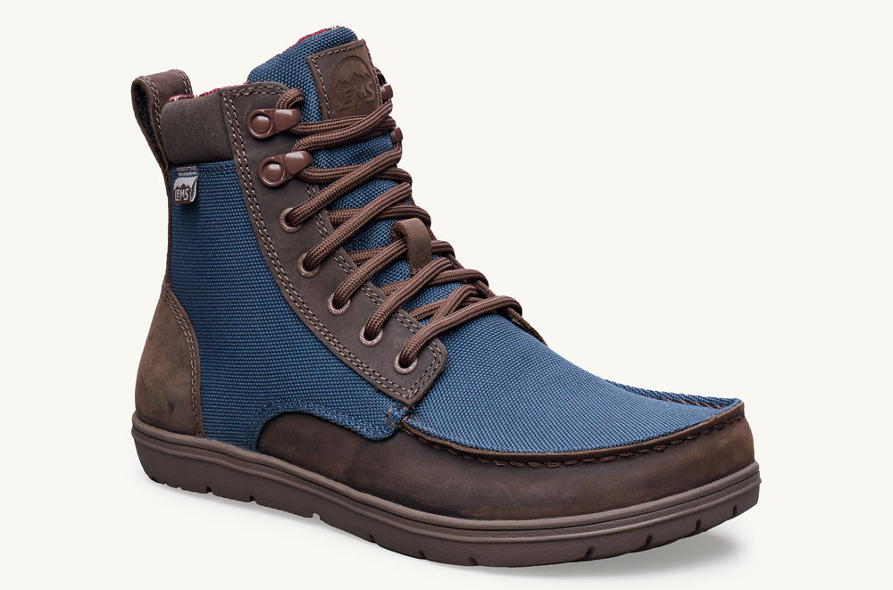Men's Vegan Casual Lace-Up Boot - Black
