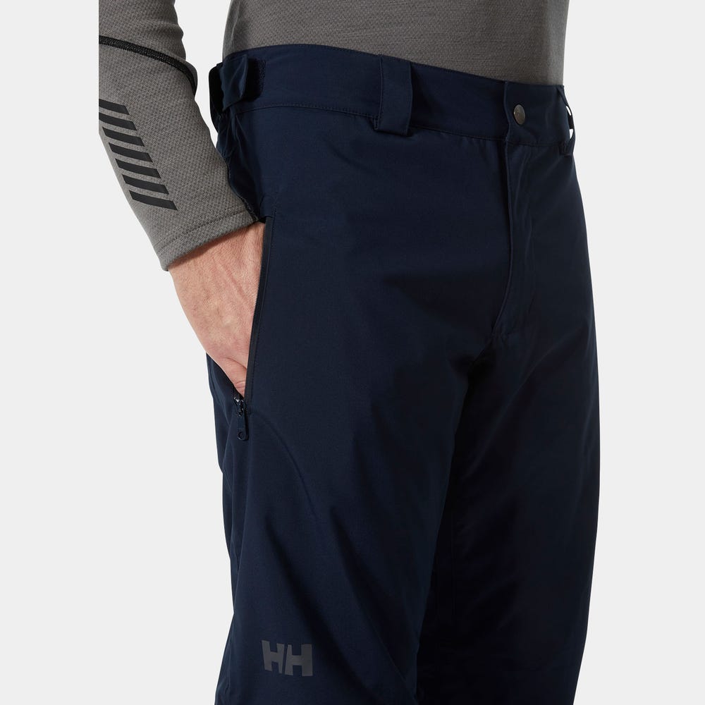 Men's Insulated Ski Pants - Gray Green