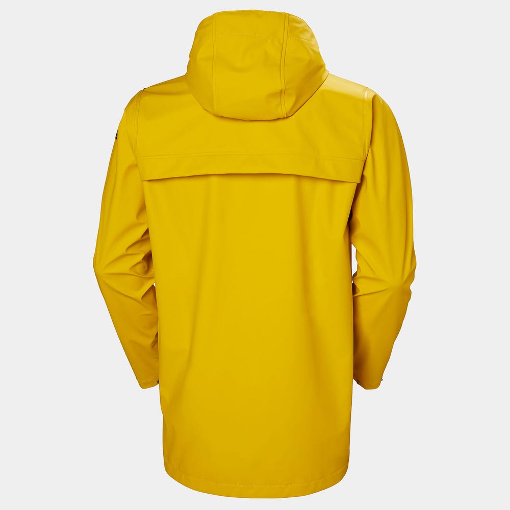 Men's Waterproof PU Raincoat - Navy