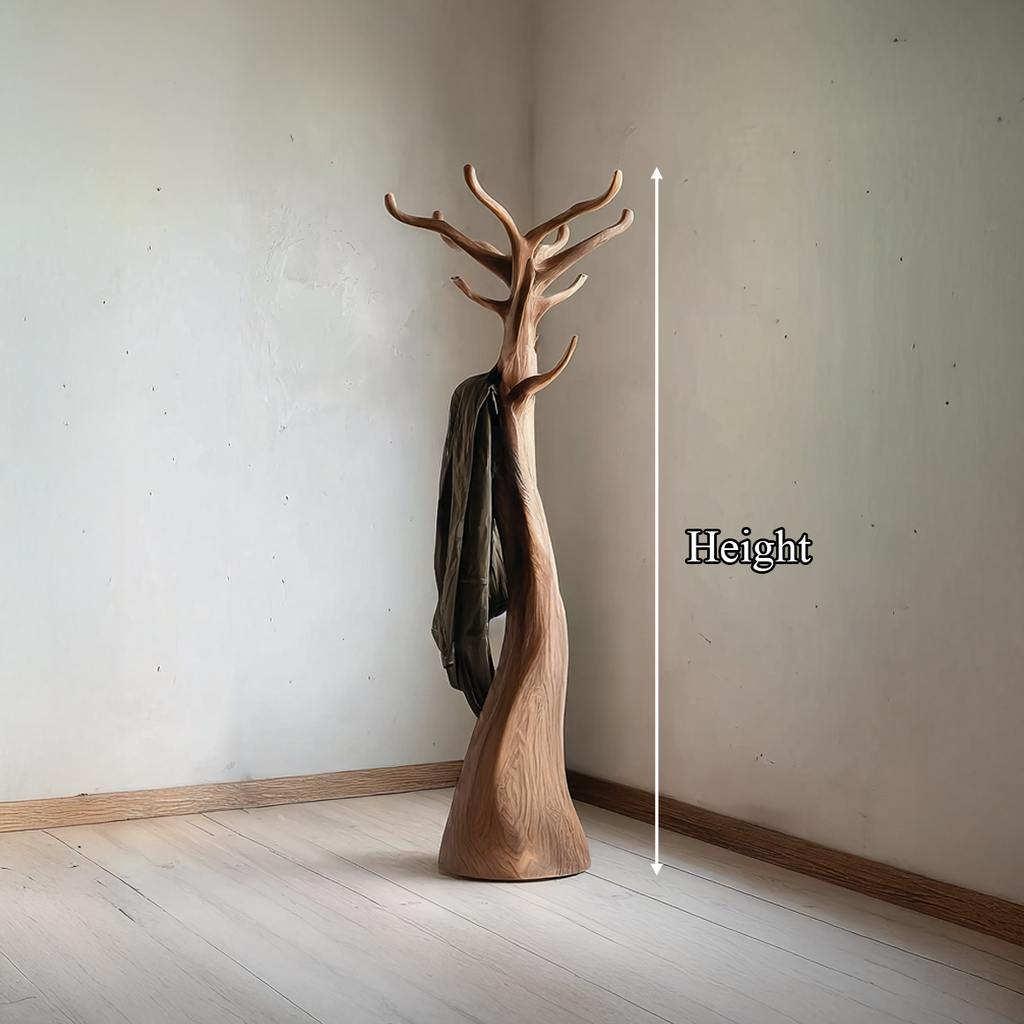 Rustic Tree Coat Stand Christmas Holiday Natural Room Display