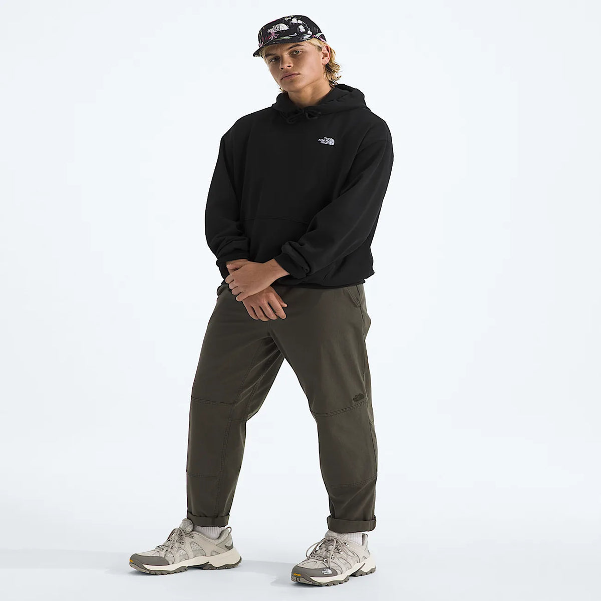 Men's Oversized Pullover Hoodie - Grey