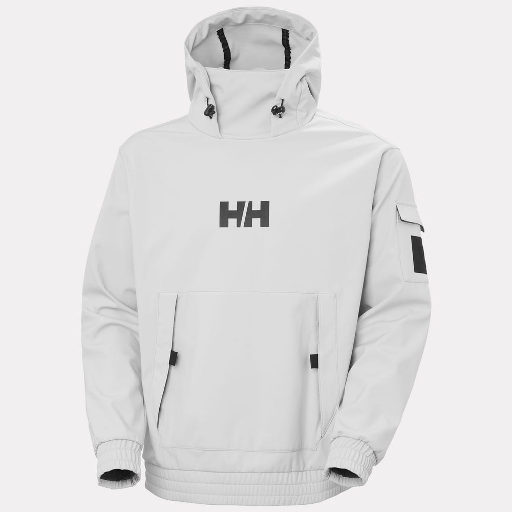 Unisex Fleece-Backed Softshell Hoodie - Black