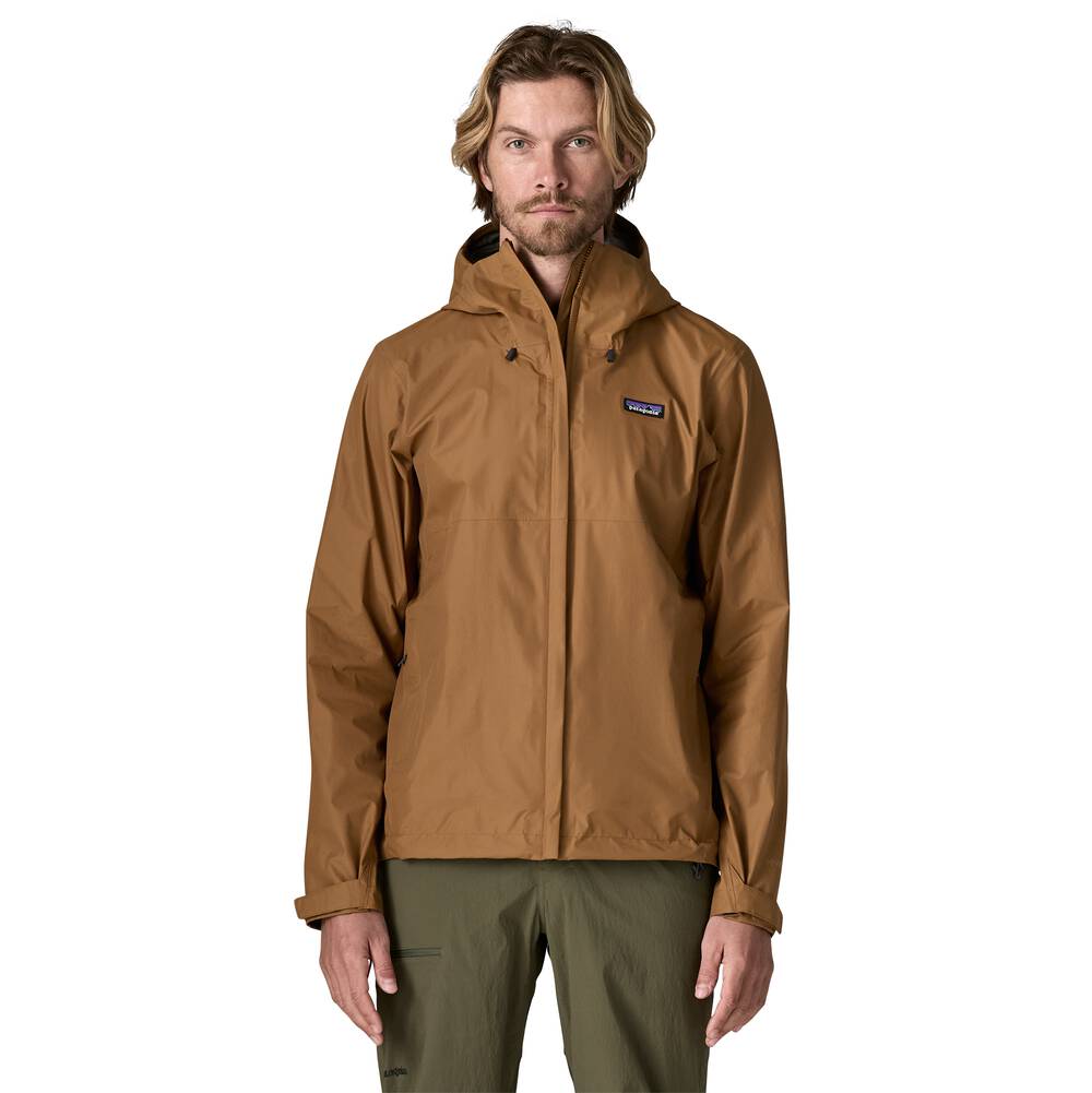 Men's 3-Layer Waterproof Rain Jacket - Gray