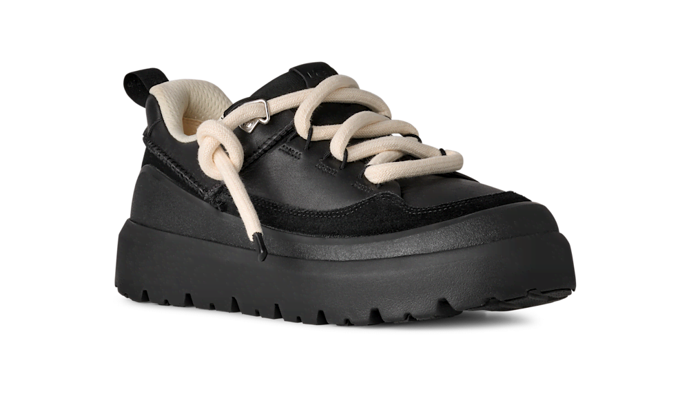 Men's Leather And Suede Sneaker - Chestnut