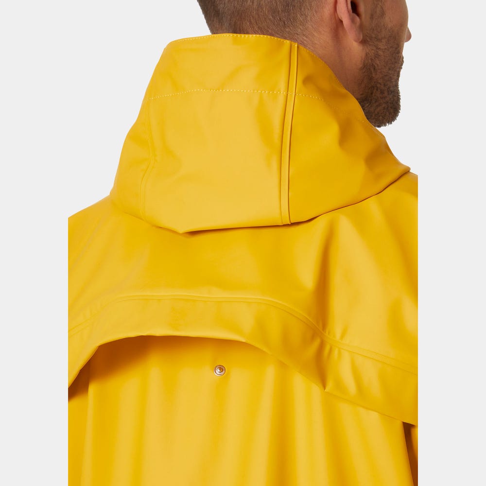 Men's Waterproof PU Raincoat - Navy
