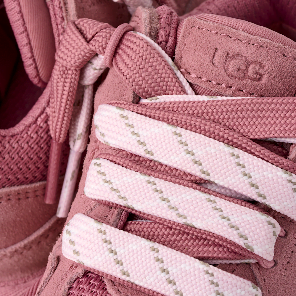 Toddler Suede Mesh Low Top Sneakers - Pink