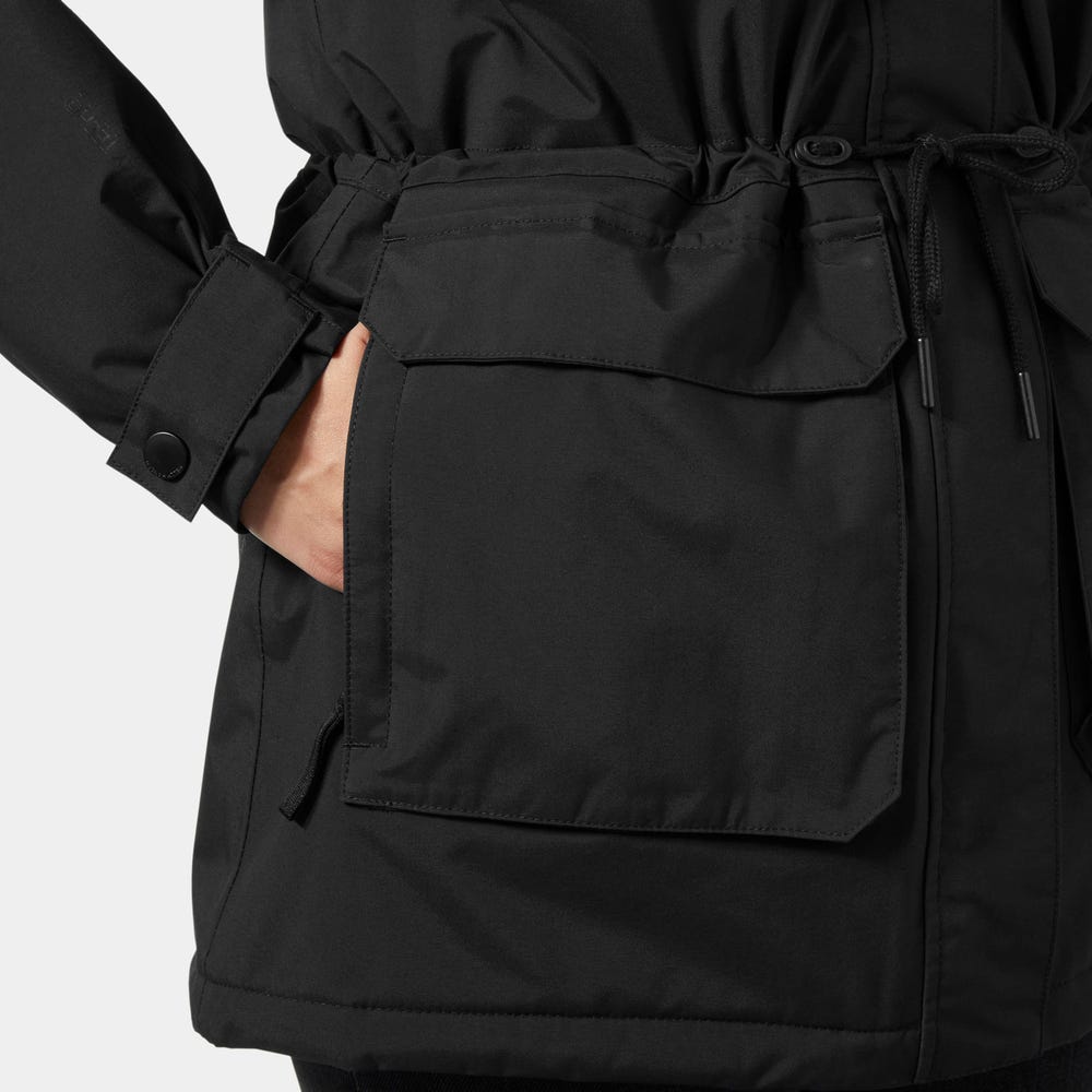 Women's Waterproof Insulated Parka - Black