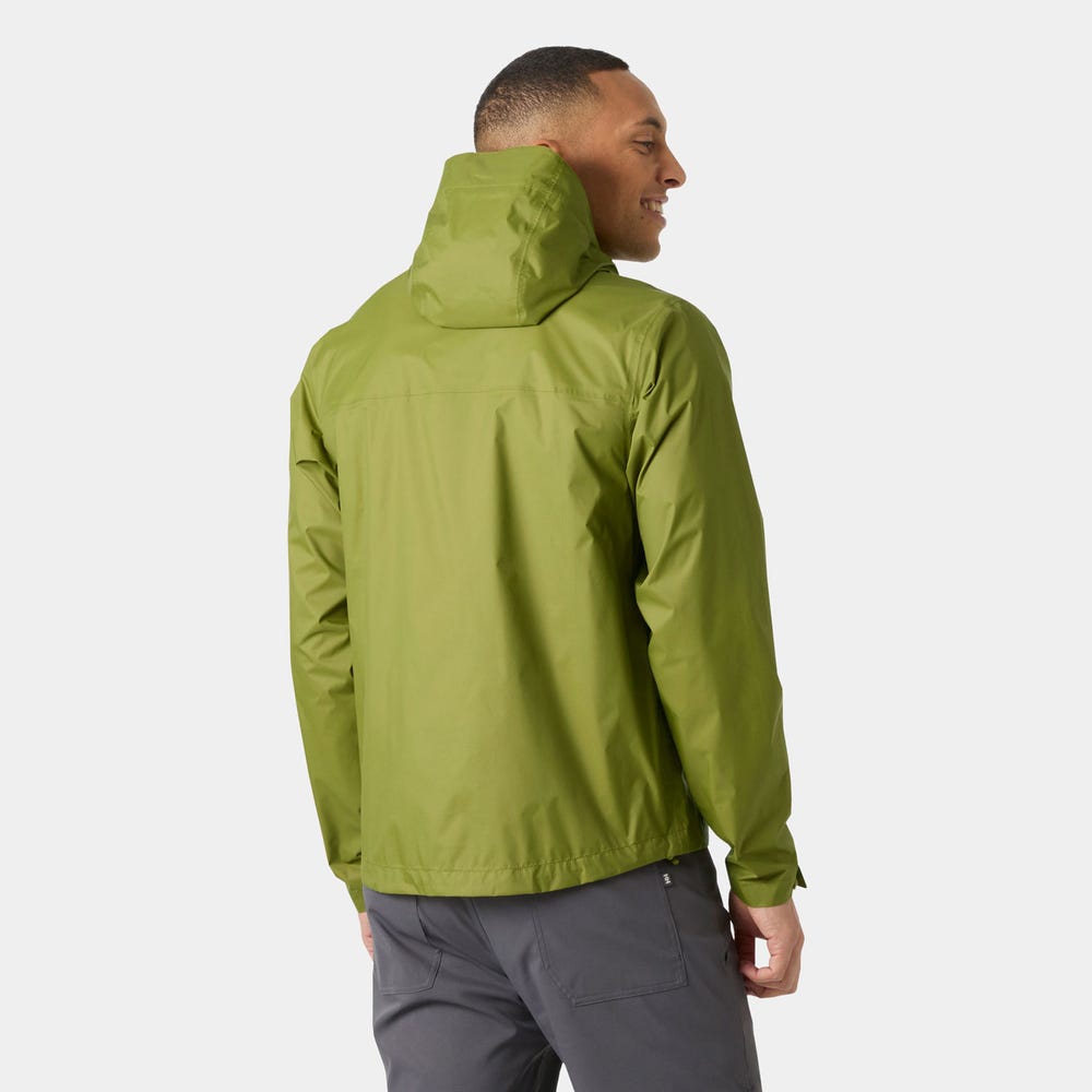 Men's Packable Waterproof Shell Jacket - Green