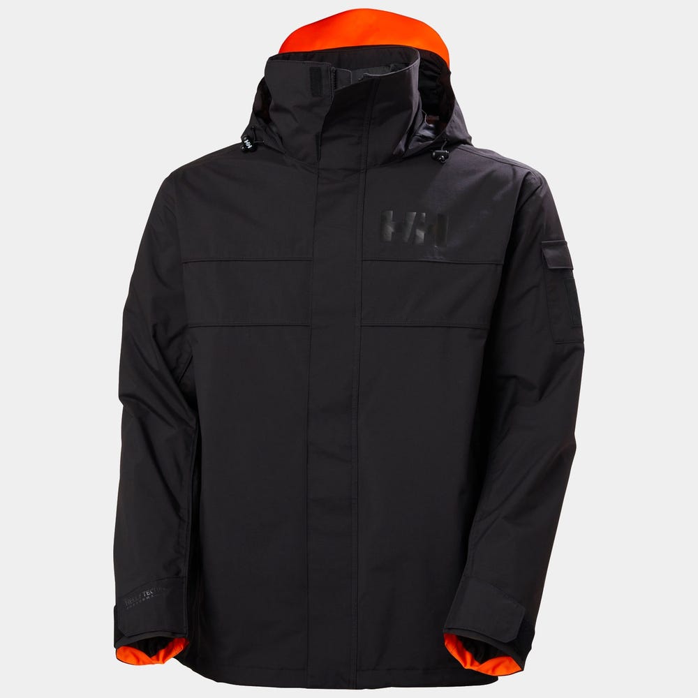 Unisex Waterproof Ski Shell Jacket - Black