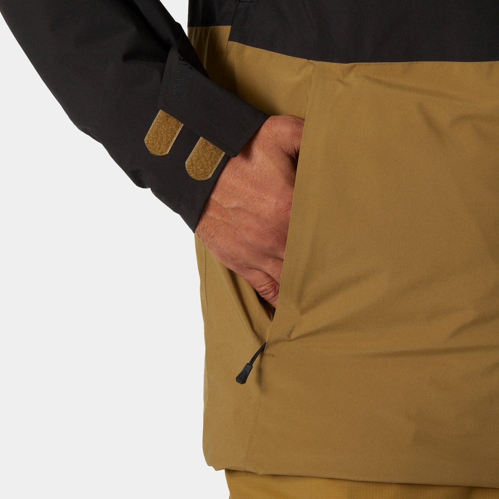 Men's Insulated Waterproof Ski Jacket - Green