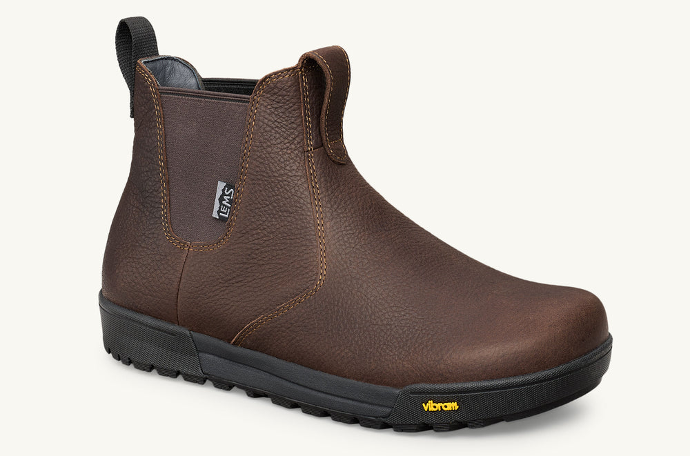Men's Waterproof Leather Chelsea Boot - Dark Roast