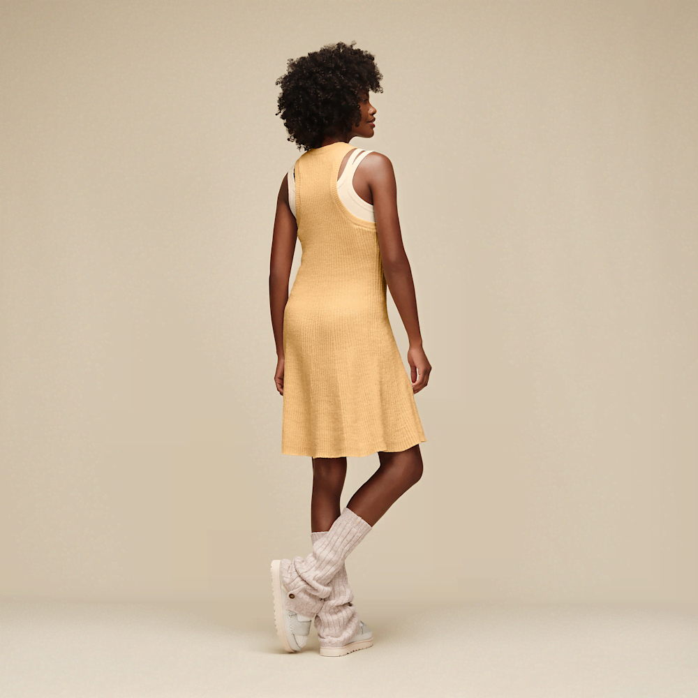 Women's Sleeveless Fit-and-Flare Mini Dress