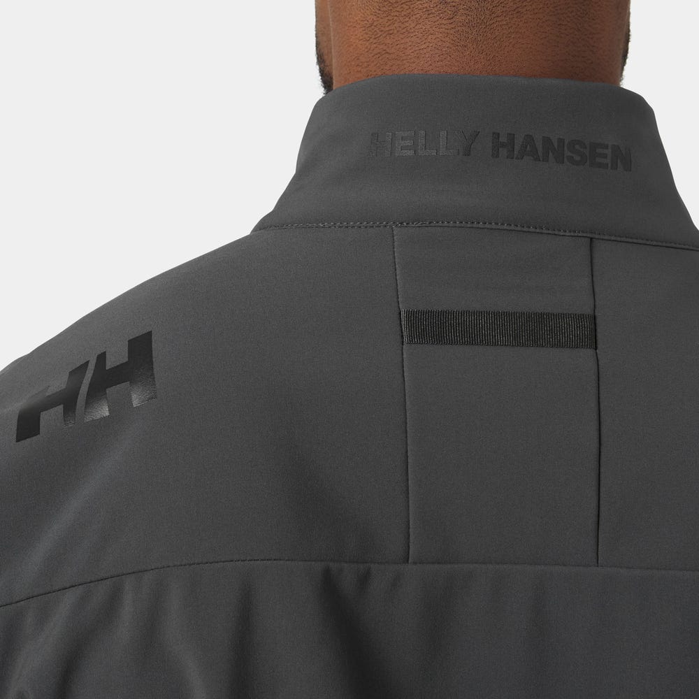 Men's Fleece-Lined Softshell Jacket - Ebony