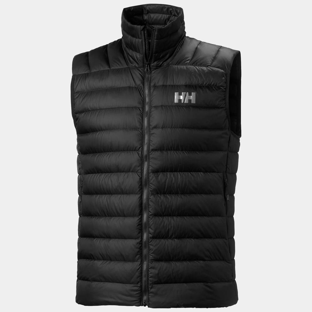 Men's Packable Down Vest - Black