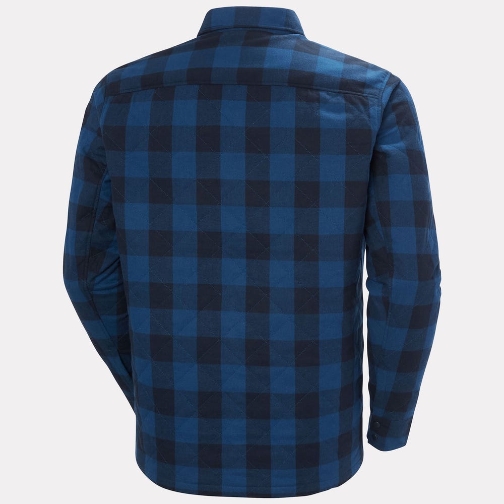 Men's Insulated Shirt Jacket - Dark Blue
