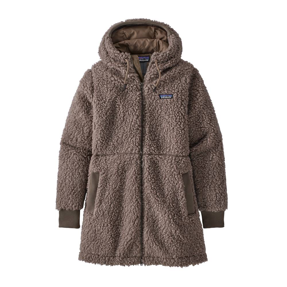 Used Women's High-Pile Fleece Parka - Natural